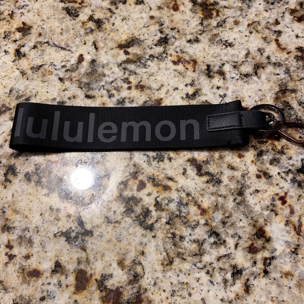 Lululemon never lost key chain
